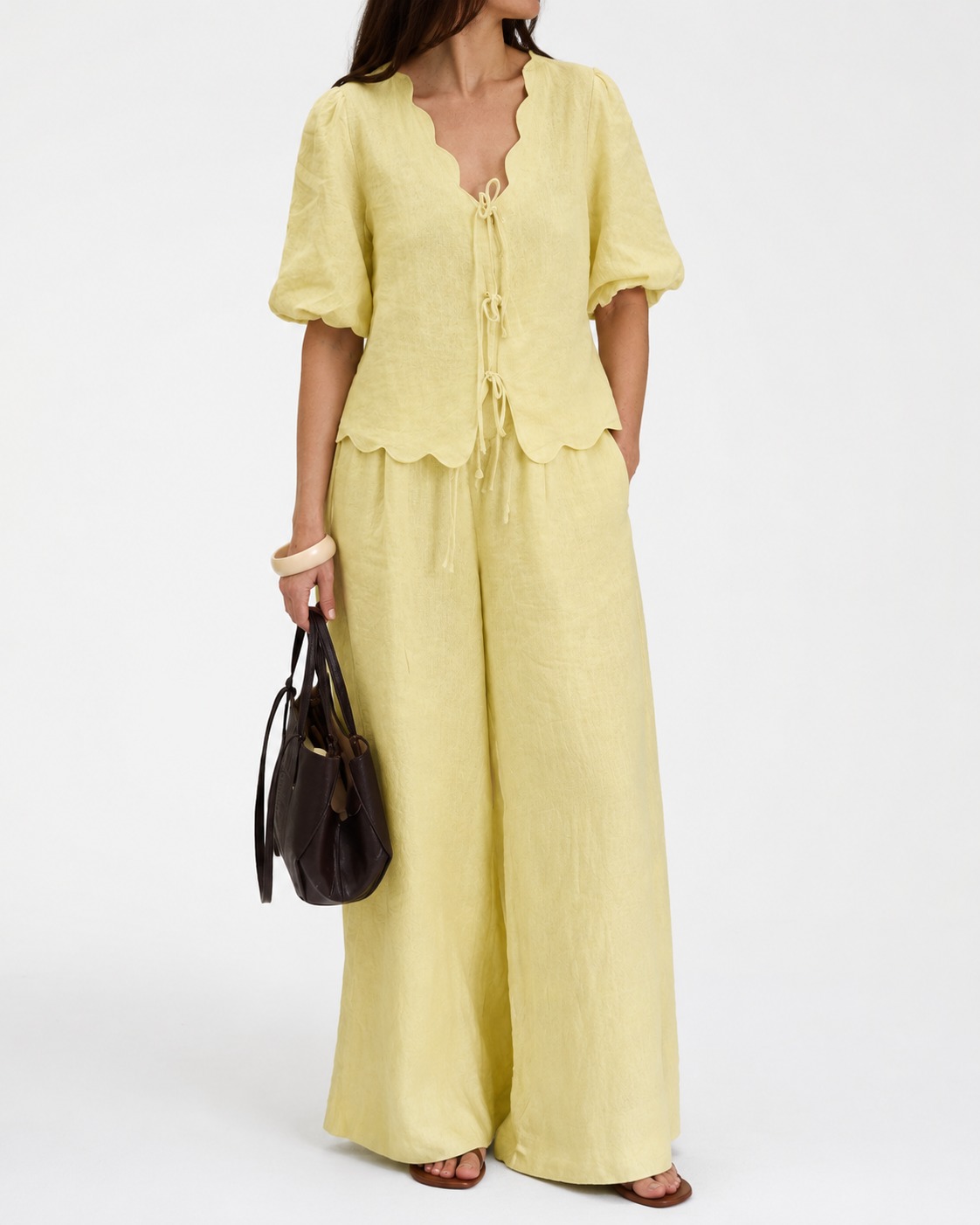 Lemon Linen Co-ord